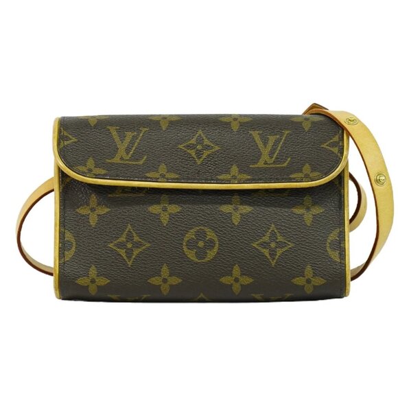 Louis Vuitton Pochette Florentine S Monogram Canvas Belt Bag Brown - Picture 1 of 10